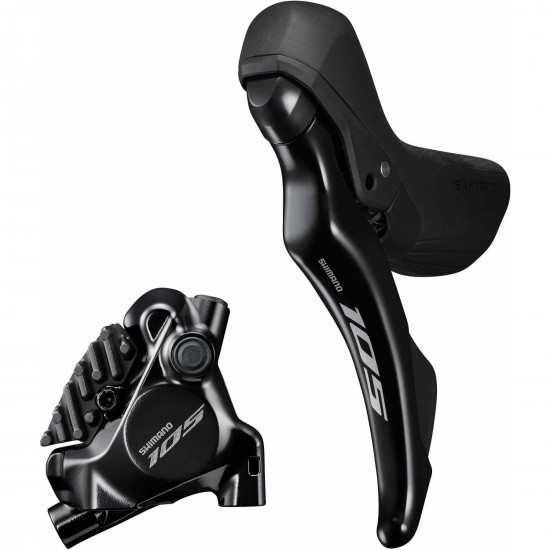 Shimano ST-R7120 105 hydraulic disc STI set, flat mount calliper, left rear, black