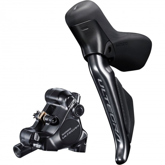Shimano ST-R8170 bled hydraulic disc, Di2 E-tube STI set, flat mount calliper, LH rear
