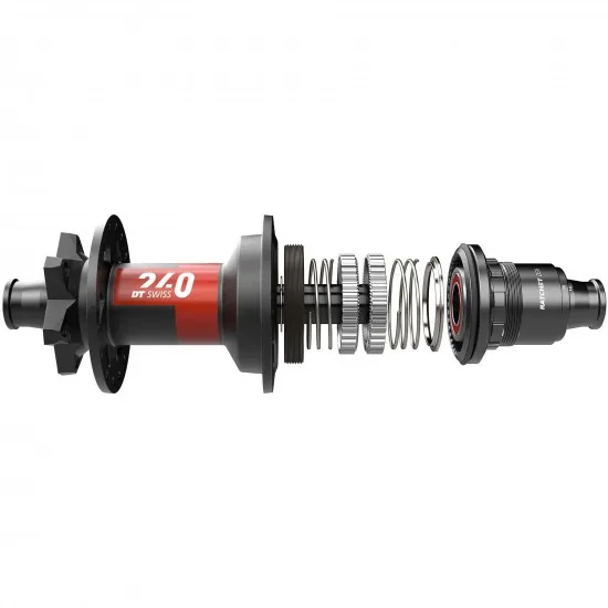 DT Swiss 240 DEG Classic rear disc 6 bolt 148 x 12 mm Boost, MICRO SPLINE 32 hole, black