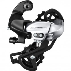 Shimano Tourney / TY RD-TX800 Tourney TX Rear Derailleur, Direct Mount, Silver