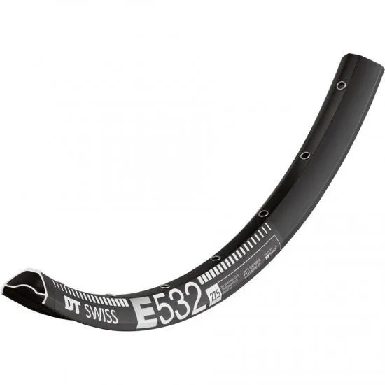 DT Swiss E 532 Sleeve-joined disc-specific 28 hole Presta-drilled black - 29"