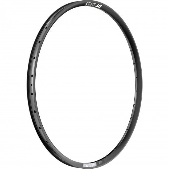 DT Swiss E 593 pin-joined 32 hole Presta-drilled black - 26"