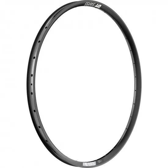 DT Swiss E 593 pin-joined 32 hole Presta-drilled black - 26"
