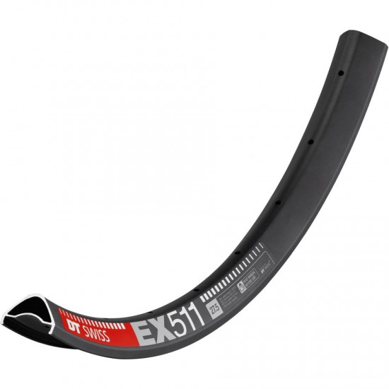 DT Swiss EX 511 SBWT disc-specific 28 hole Presta-drilled black - 27.5 inch