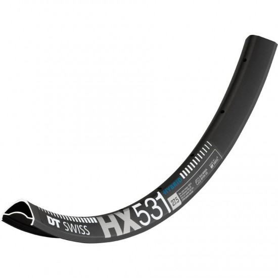 DT Swiss HX 531 Hybrid SBWT disc-specific 28 hole Presta-drilled black - 29"