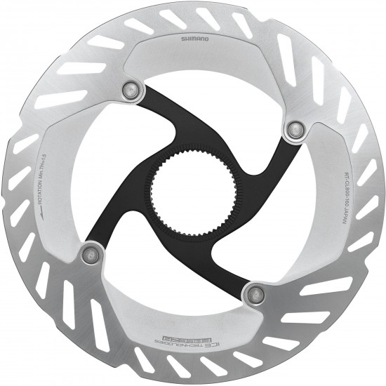 Shimano RT-CL800 Ice Tech FREEZA rotor with external lockring, 160 mm