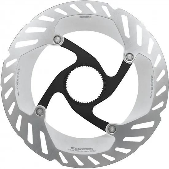 Shimano RT-CL800 Ice Tech FREEZA rotor with internal magnet lockring, 160 mm
