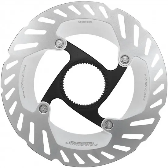 Shimano RT-CL800 Ice Tech FREEZA rotor with internal lockring, 140 mm