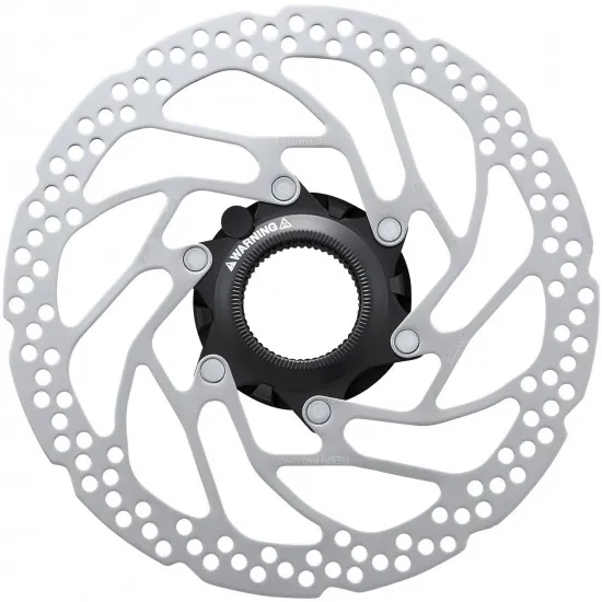 Shimano RT-EM300 rotor with internal and external lockring, 180 mm