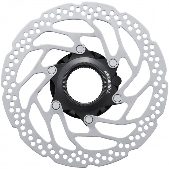 Shimano RT-EM300 rotor with internal and external lockring, 160 mm