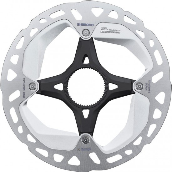 Shimano RT-MT800 disc rotor with internal lockring, Ice Tech FREEZA, 160 mm