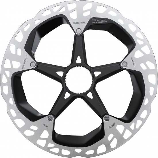 Shimano RT-MT900 disc rotor with external lockring, Ice Tech FREEZA, 203 mm