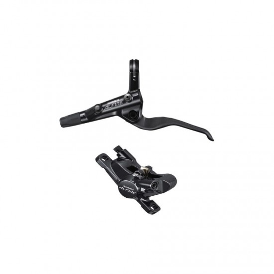 Shimano BR-S7000 Alfine bled brake lever/post mount calliper, black, rear left