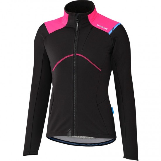 Shimano Clothing Women's Performance Windbreak Jacket, Black, Size L