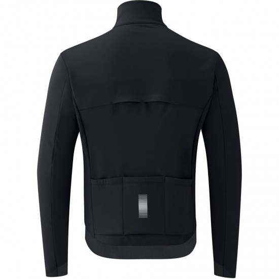 Shimano Clothing Men's Wind Jacket, Black, Size S