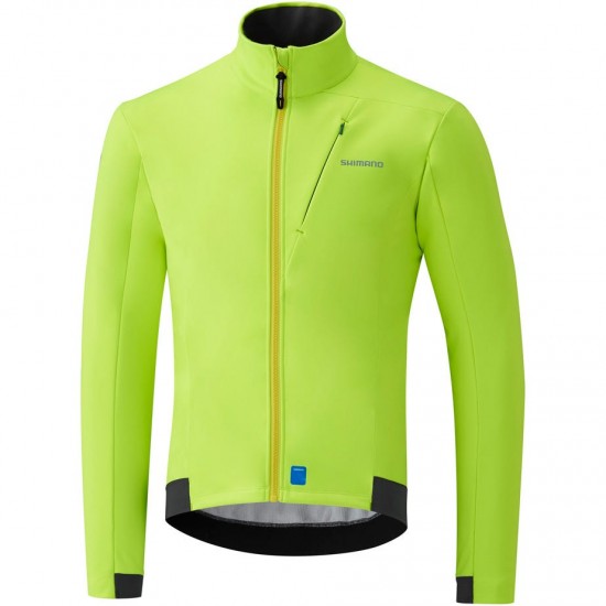 Shimano Clothing Men's Wind Jacket, Black, Size S