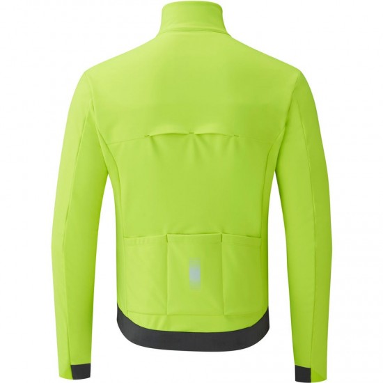Shimano Clothing Men's Wind Jacket, Black, Size S