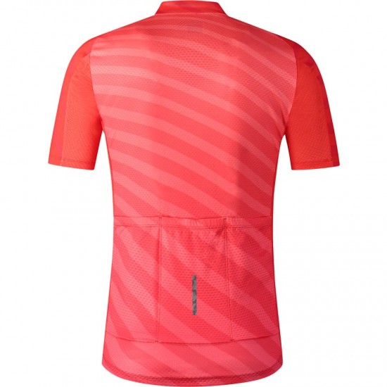 Shimano Clothing Men's Aerolite Jersey, Red, Size S