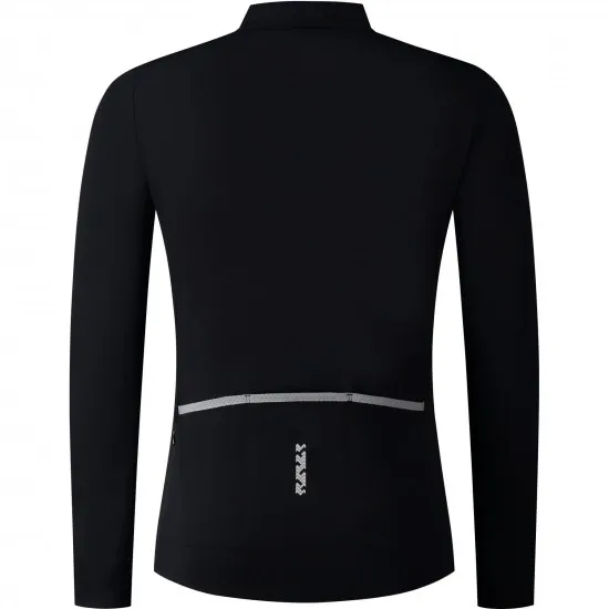 Shimano Clothing Men's Vertex Thermal Jersey, Black, Size S