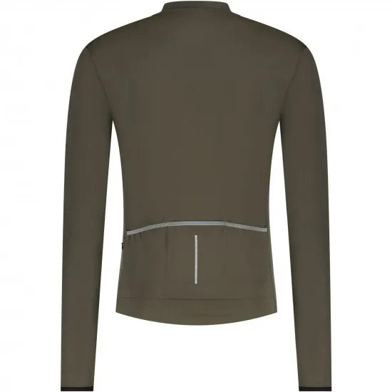 Shimano Clothing Men's Vertex Thermal Jersey, Black, Size S
