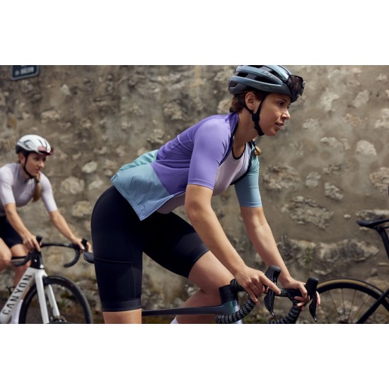 Shimano Clothing Women's, Sumire Jersey, Purple/Green, Size S