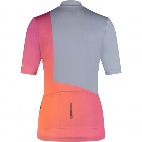 Shimano Clothing Women's, Sumire Jersey, Purple/Green, Size S