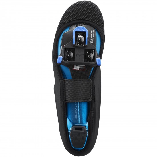 Shimano Clothing Unisex, Dual Rain Shoe Cover, Black, Size S (37-39)