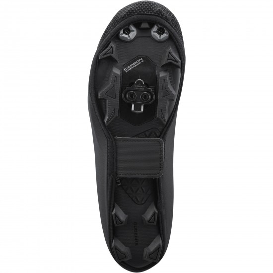 Shimano Clothing Unisex, Dual Rain Shoe Cover, Black, Size S (37-39)