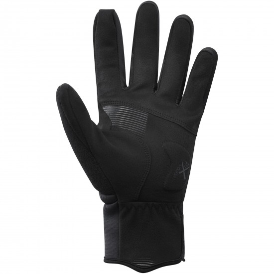 Shimano Clothing Unisex Windbreak Thermal Gloves, Black, Size S