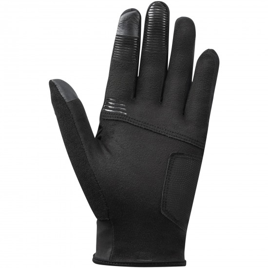 Shimano Clothing Unisex Windbreak Race Glove, Black, Size S