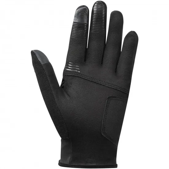 Shimano Clothing Unisex Windbreak Race Glove, Black, Size S