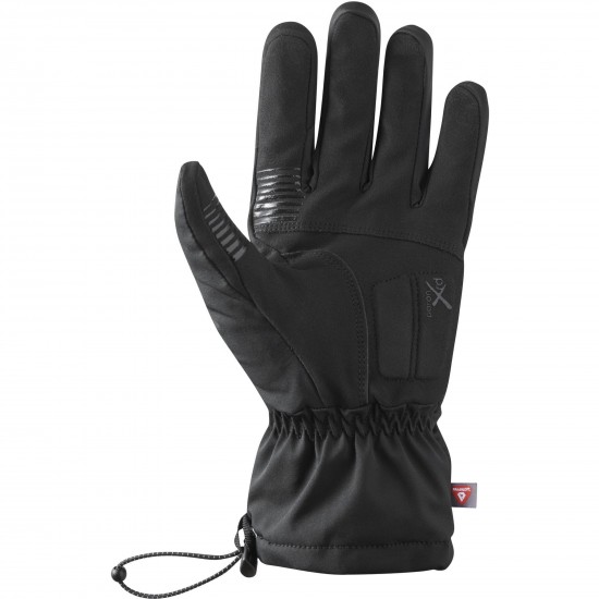 Shimano Clothing Unisex, GORE-TEX© GRIP PRIMALOFT© Gloves, Black, Size S