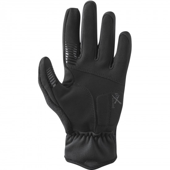Shimano Clothing Unisex, WINDSTOPPER© Insulated Gloves, Black, Size S
