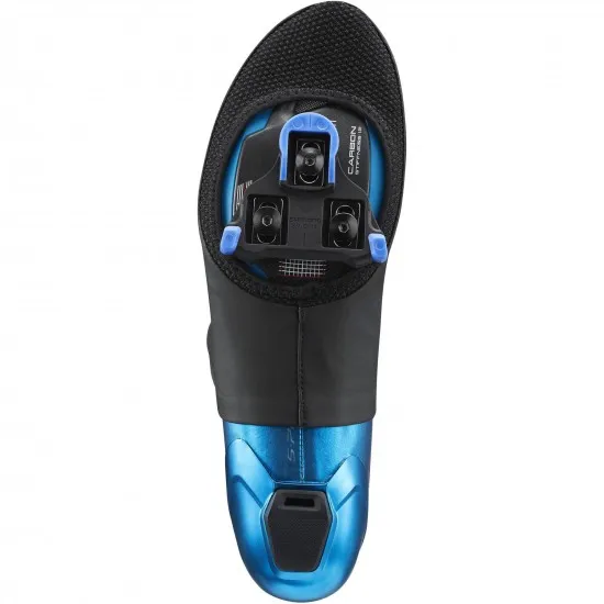 Shimano Clothing Men's, S-PHYRE Half Shoe Cover, Black, Size S (37-39)