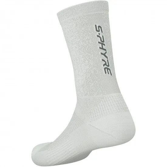 Shimano Clothing Unisex, S-PHYRE LEGGERA Socks, White, Size S (36-40)