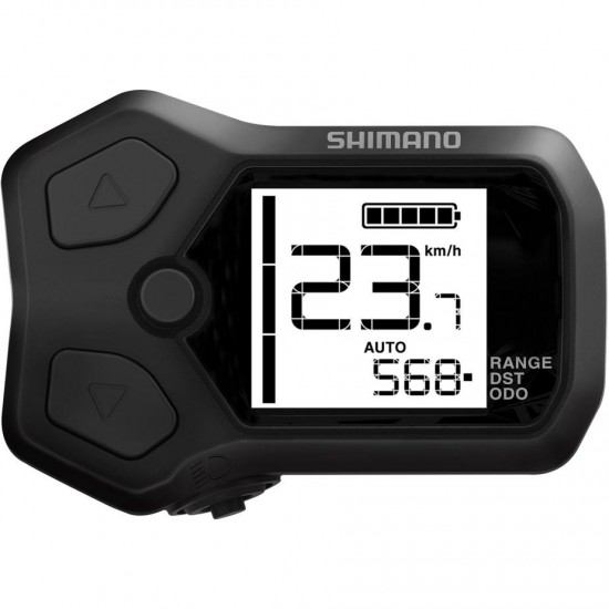 Shimano SC-E5003 STEPS cycle computer display with assist switch, for I-Spec-EV