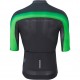 Shimano Clothing Men's, S-PHYRE FLASH Short Sleeve Jersey, Black/Green, Size S