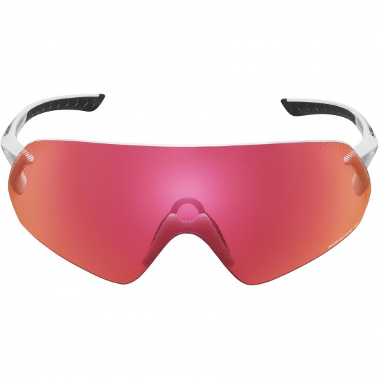 Shimano Clothing Aerolite Panoramic Glasses, Metallic Black, RideScape Road Lens