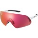 Shimano Clothing Aerolite Panoramic Glasses, Metallic Black, RideScape Road Lens