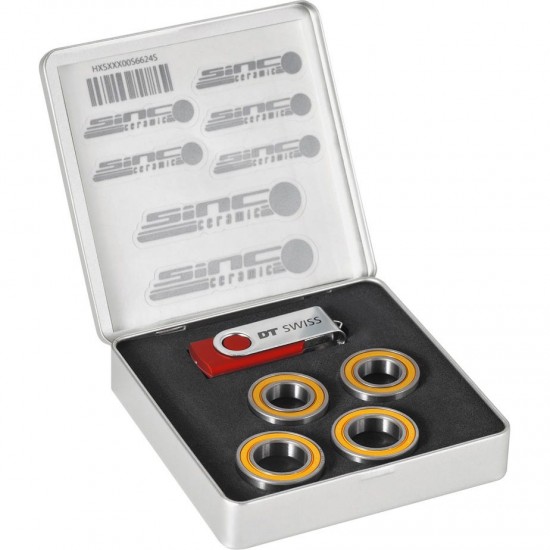 DT Swiss Set of 4 SINC ceramic bearings for 6-Bolt 240 disc brake hubs
