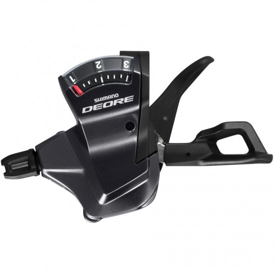 Shimano SL-T6000 Deore Trekking shift lever, band-on, 3-speed, left hand