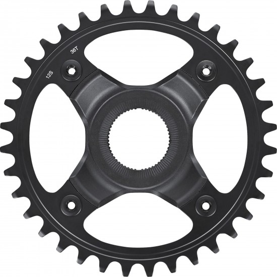 Shimano SM-CRE70-12-B 12spd single chainring 36T, w/o chain guard, chain line 55mm
