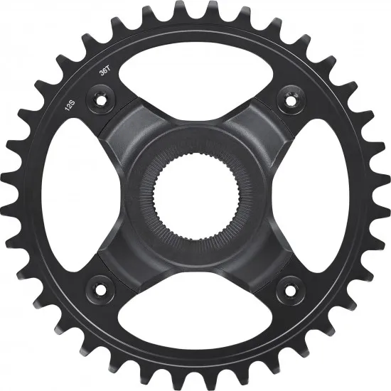Shimano SM-CRE70-12-B 12spd single chainring 36T, w/o chain guard, chain line 55mm