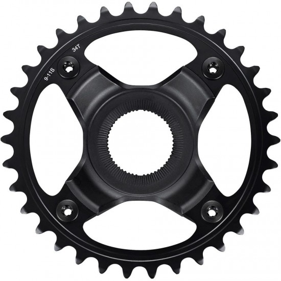 Shimano SM-CRE70-B 11/10/9spd single chainring 34T w/o chainguard chainline 53mm