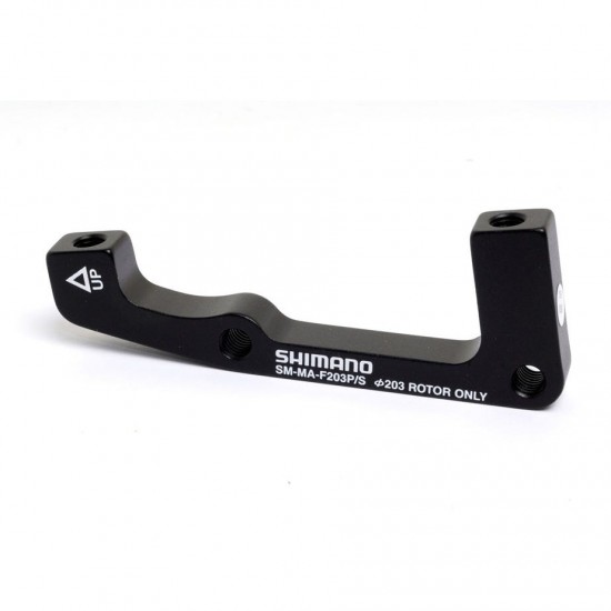 Shimano Disc adapter for post mount calliper, for I/Std fork, for 203mm rotor