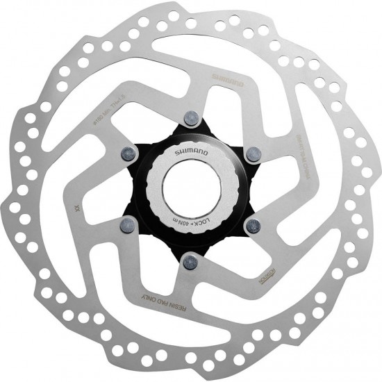 Shimano SM-RT10 Tourney TX Centre-Lock disc rotor, for resin pad only, 180 mm