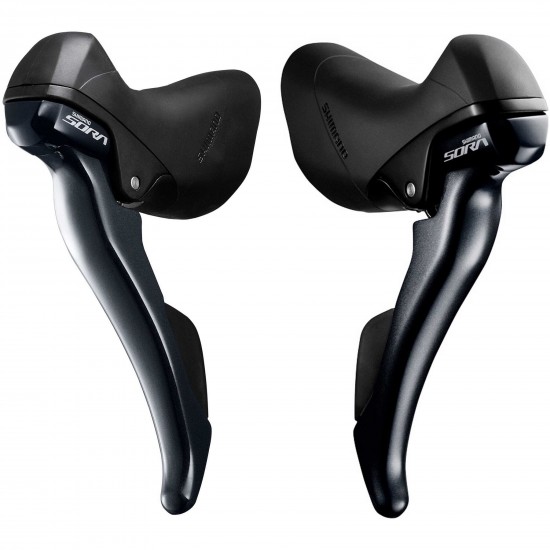Shimano ST-R3000 Sora STI lever set, 9-speed, double