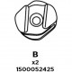 Thule Pack'n Pedal 12mm Blade Helix hooks