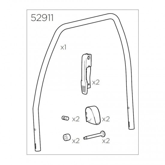 Thule 52911 Bike frame kit