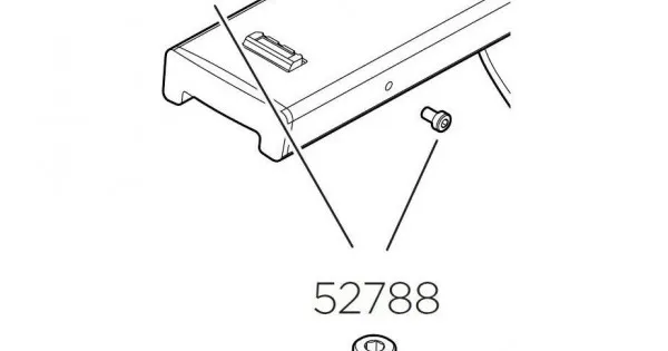 Thule Yepp Maxi Screw Set M6x65 | Halterungen Für Kinderfahrradsitz | Mehrfarbig
